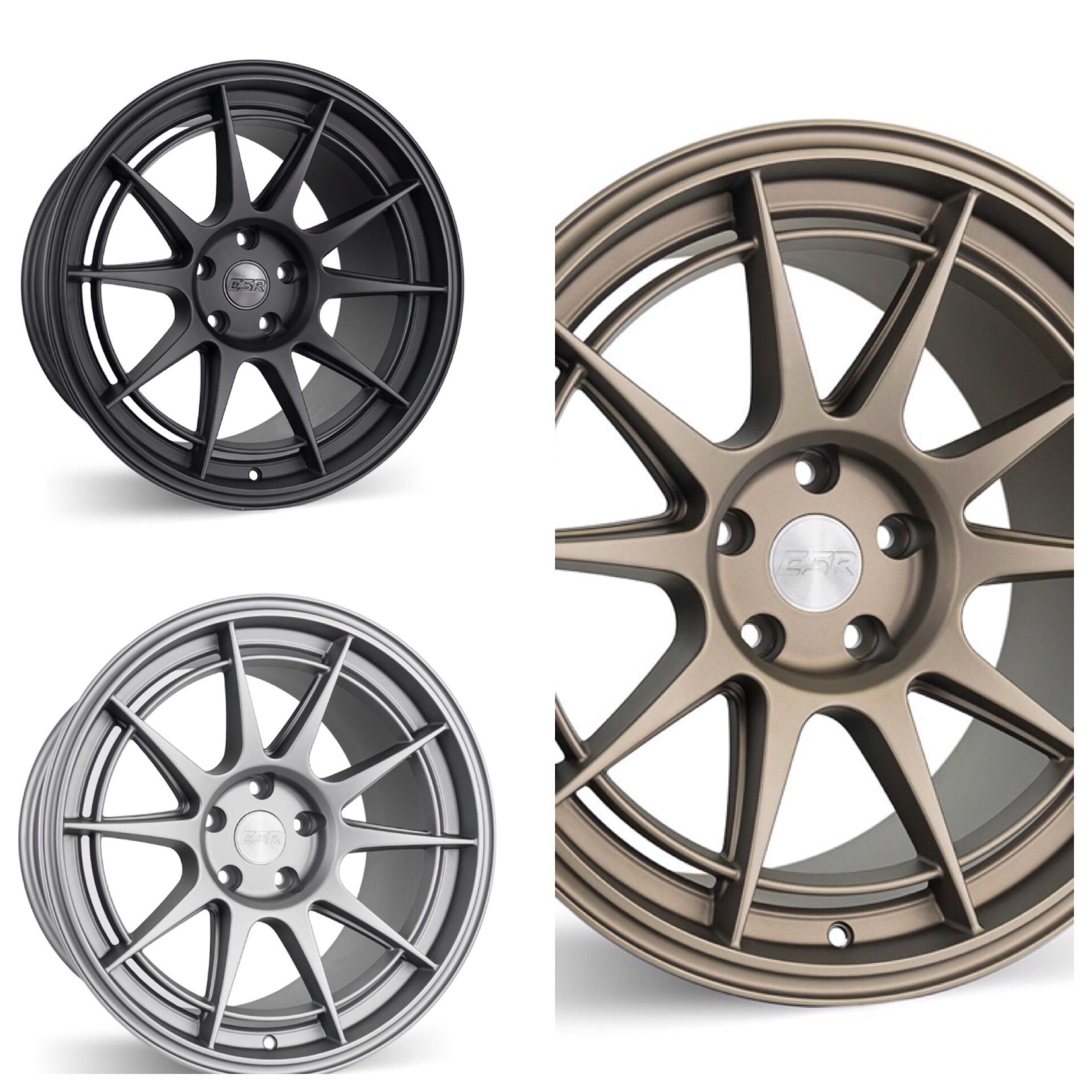 ESR Rim 18 inch 5x100 5x120 5x114 (only 50 down payment / no credit check)