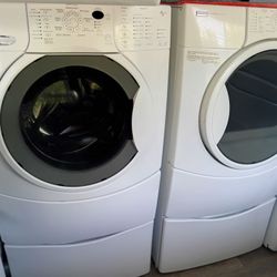 KENMORE FRONTLOAD WASHER AND DRYER 