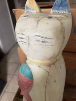 Wooden Cat