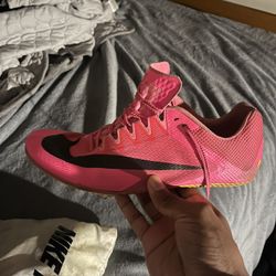 Pink Nike Track Spikes