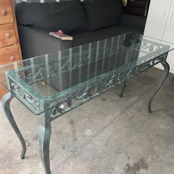 Glass Console Table