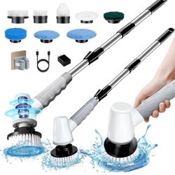 Electric spin scrubber set