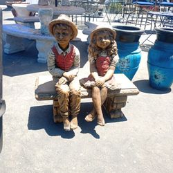 Cement Garden Statues 