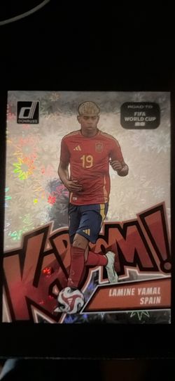 Kaboom lamine card