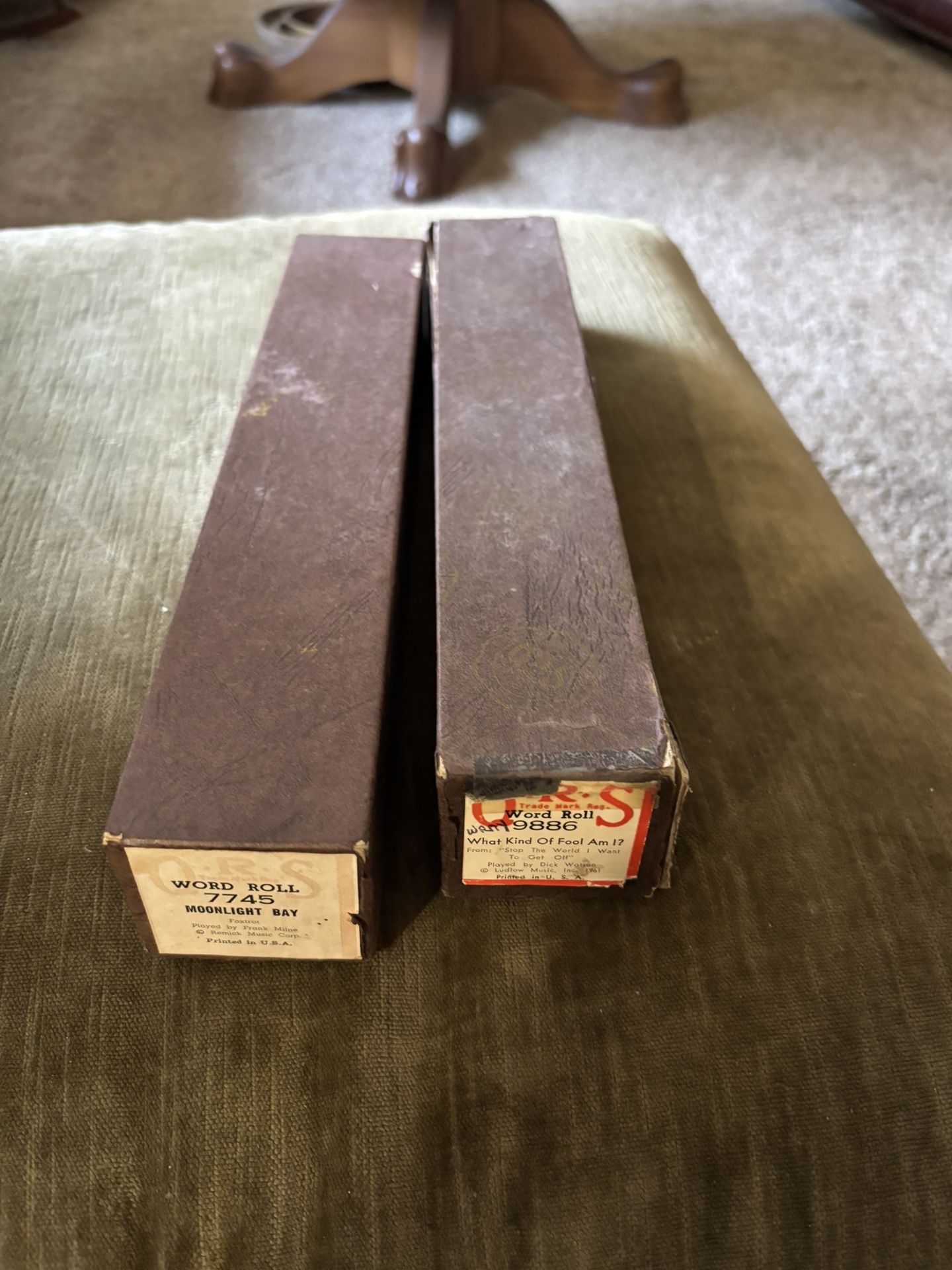 Player Piano Roll Used