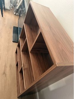 Brown shelf