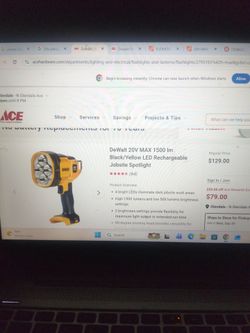 DeWalt 20v job sight spot light
