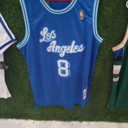 Kobe Bryant 2xl Blue Lakers Jersey 