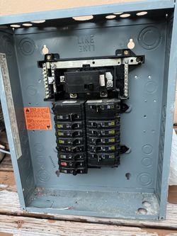 Square D Electrical Breaker Panel Box