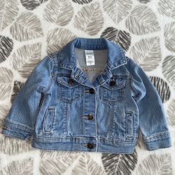 Carters 9 Months Baby Girl Jean Jacket 