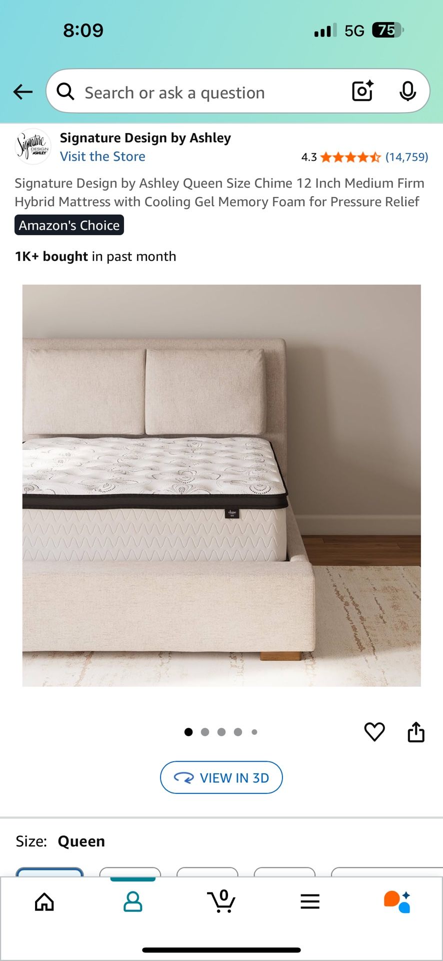 Bed, Mattress And Desk