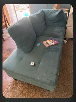 Free sofa in good condition just need to clean it