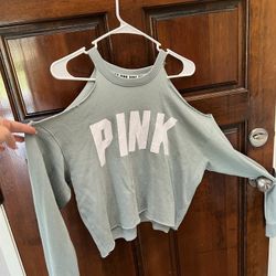 Victoria Secret Pink Crop Sweatshirt - Small