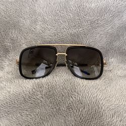 “DITA Mach-One Titanium Sunglasses Black Rose Gold DRX-2030 Authentic w/ Case”
