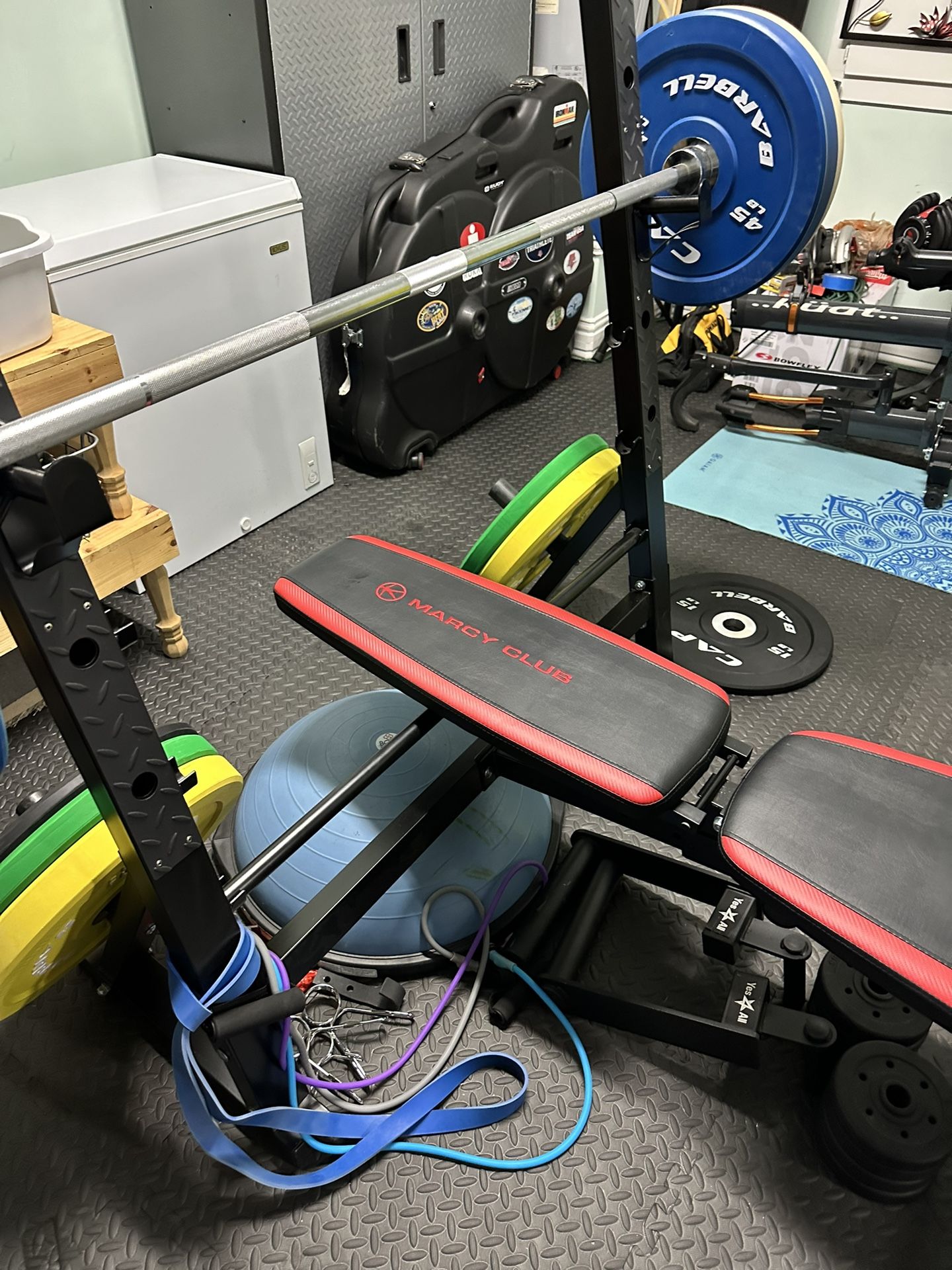 Marcy Deluxe Olympic Weight Lifting Bench MKB 957