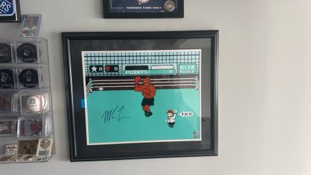 Mike Tyson Punch Out Autographed picture