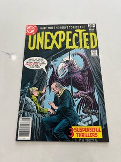 UNEXPECTED #185 DC 1978, Bronze Age Horror, Luis Dominguez Cover Art, 7.0 Grade