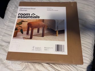 Room Essentials Upholstered Square Stool Ottoman