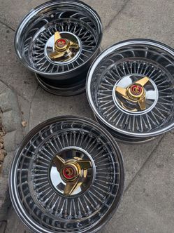 McLean 14 x 7 52 spoke  wire wheels