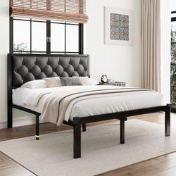 ぷぷ姉様用 Amazon.com: HAOARA Queen Size Platform Bed Frame with