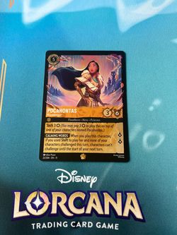 Disney Lorcana TCG (Pocahontas - Following the Wind, Peacekeeper, Legendary, Cold Foil) Make an Offer!