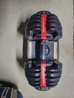 Bowflex 52.5 lb adjustable dumbell