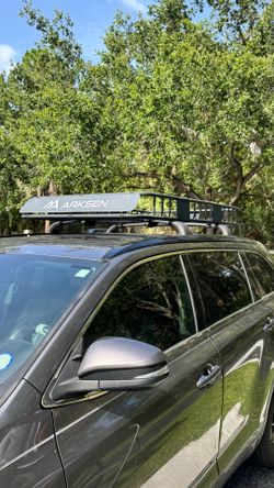 Arksen 64”x39” Roof Cargo Basket w/ Wind Fairing | 150 lb Capacity | Excellent Condition
