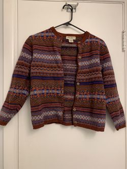 Womens Vintage Eddie Bower Cardigan Size M Fits Like a xs
