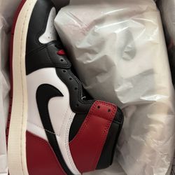 Jordan 1 Black Toe Reimagined Size 9