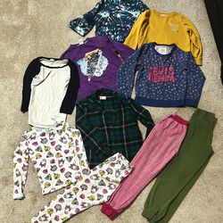 Girls clothes lot - winter fleece, etc fits age 7 & 8 - No pets/smoking, no rips/tears/stains - VGUC