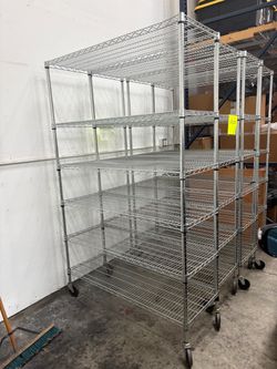 Rolling Metal Racks