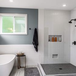 Tile Flooring Shower Bathroom Home Kitchen Lvp Laminate 