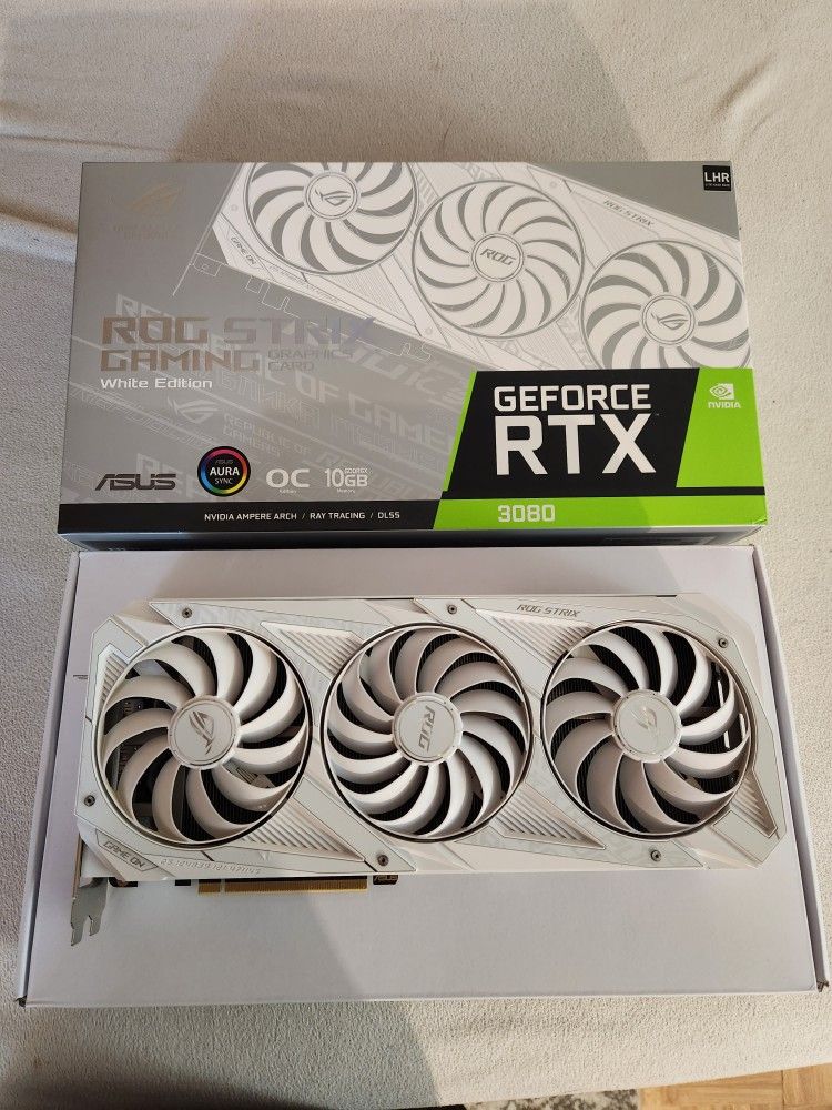 ASUS ROG STRIX 3080 10 GB WHITE EDITION