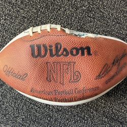 1997 & 1988 Rams Signed Football. 