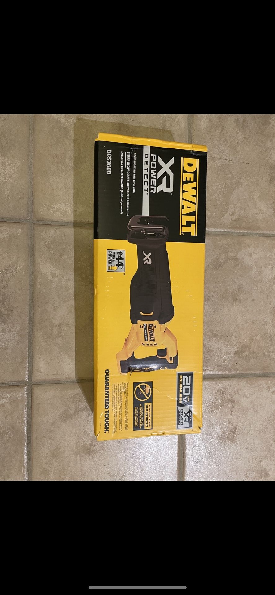 Brand New Dewalt 20V XR Reciprocal Saw, Tool Only