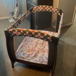 Portable Baby Crib Park With Mattress Included (0 - 2years Old Babies)