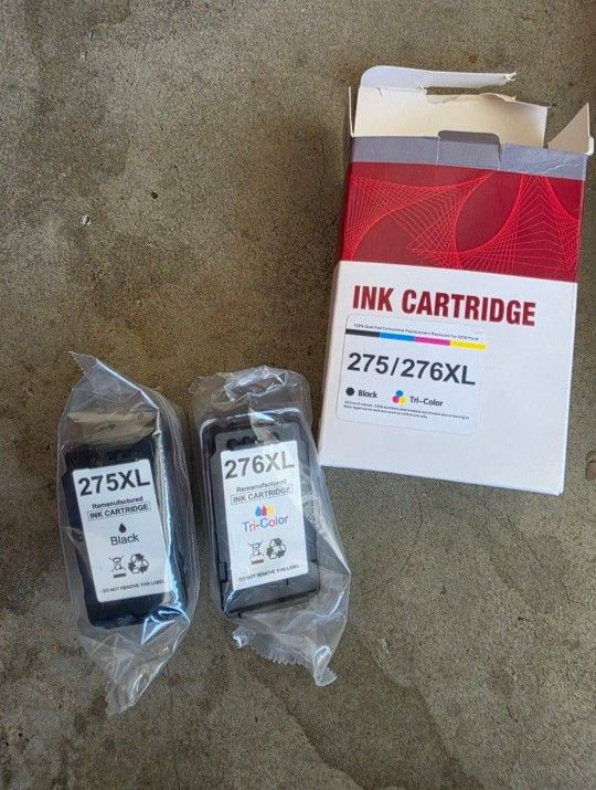 New 275 275 276xl 275xl Ink Cartridges Black Tri Color For CANON printer