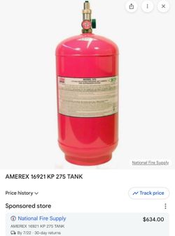 Fire  extinguishers  Amerex model kp275