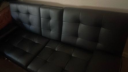 Black couch 64x30