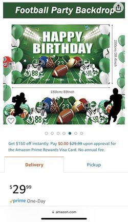 Football Birthday Banner 