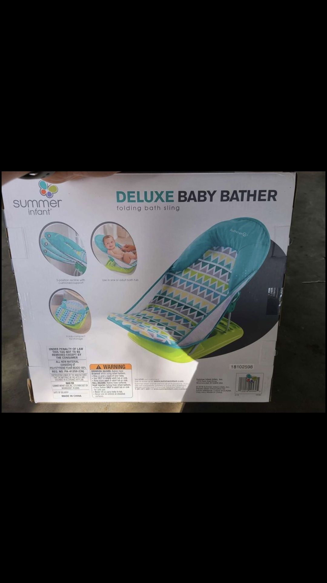 Summer Delux baby bather With Shipping 