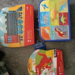 Large new Floor puzzles in cases