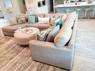 Family Size U Sectional