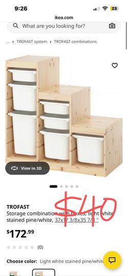 Storage Unit with Bins – Great Condition