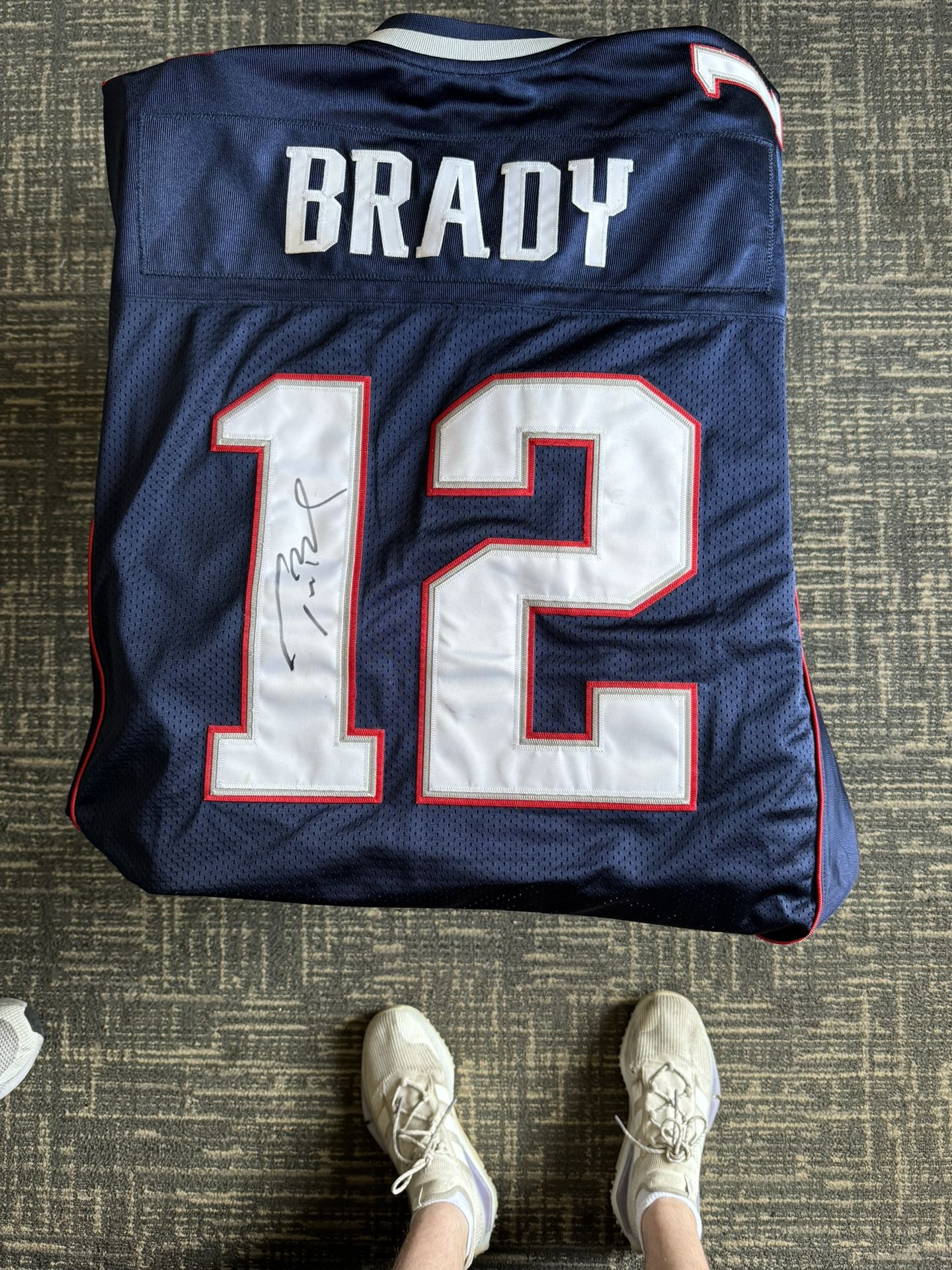 Signed Tom Brady Jersey
