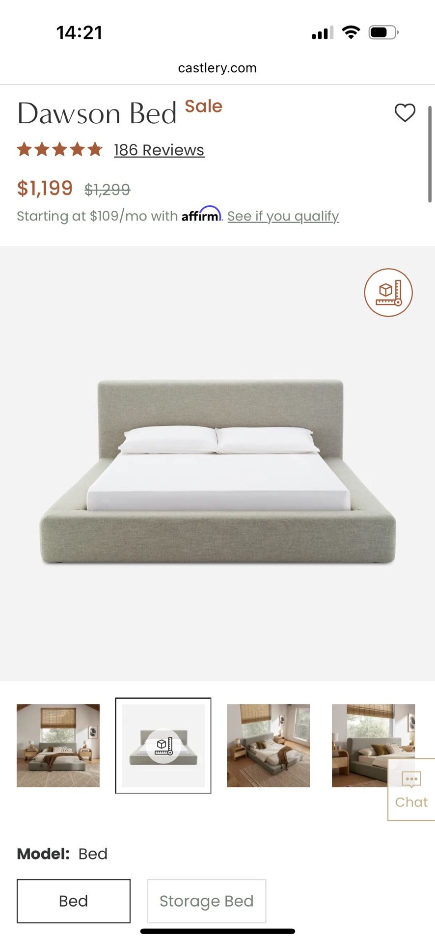Castlery Dawson Bed