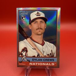 2025 Topps Heritage, Dylan crews, Refractor 