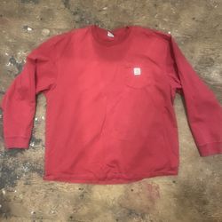 Red Carhartt Long Sleeve