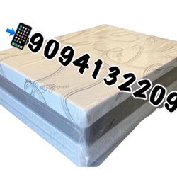 Queen Cooling Gel Hybrid Memory Foam Mattress!