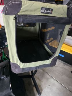 3-Door Soft Dog Crate with Bed & Carrying Bag